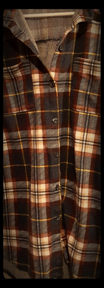 Adam Levine button up thermal shirt